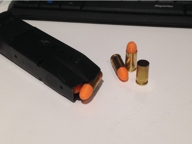 9MM Snap Cap Bullet 6PCS-img-1
