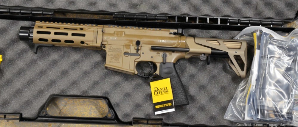 Daniel Defense DDM4 PDW .300 BLK 7" SBR FDE Rifle 300BLK 02-088-03085-047-img-0