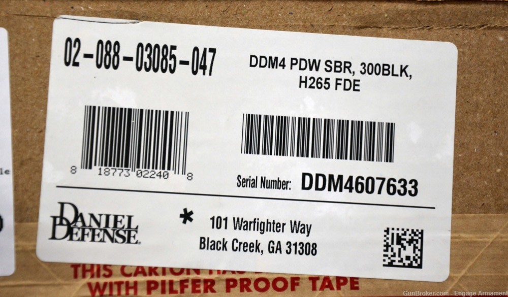 Daniel Defense DDM4 PDW .300 BLK 7" SBR FDE Rifle 300BLK 02-088-03085-047-img-1