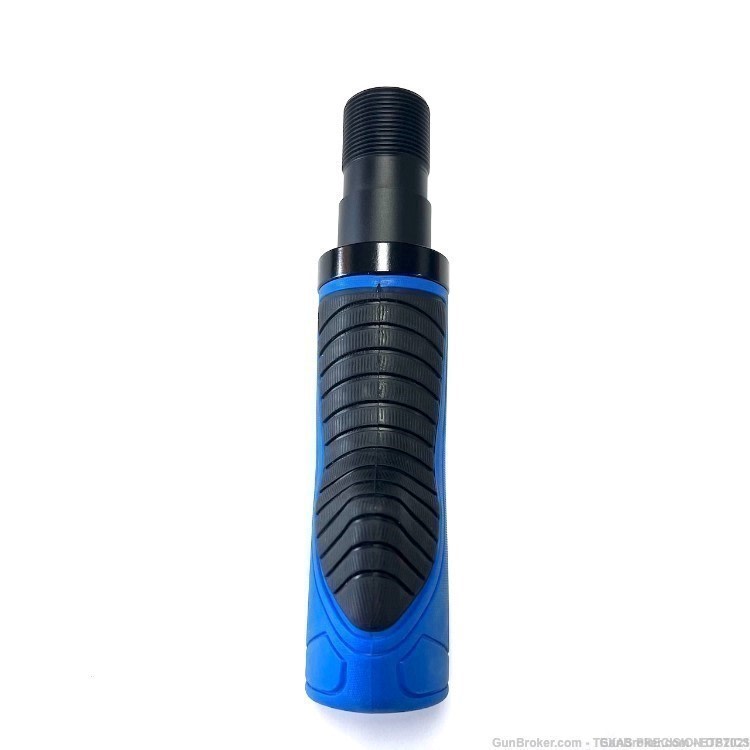 Blue Pistol rubber brace new design with Mil-Spec AR15 Pistol buffer tube-img-2