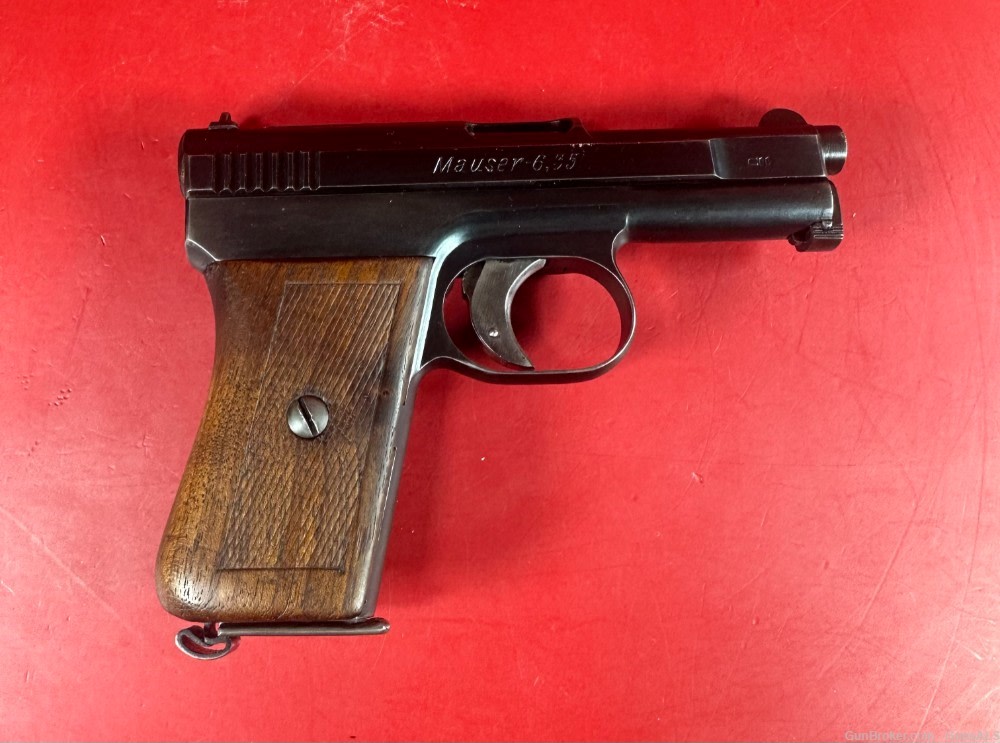 MAUSER MODEL 1910 SEMI AUTOMATIC PISTOL .25 ACP 3" Excellent Condition-img-8