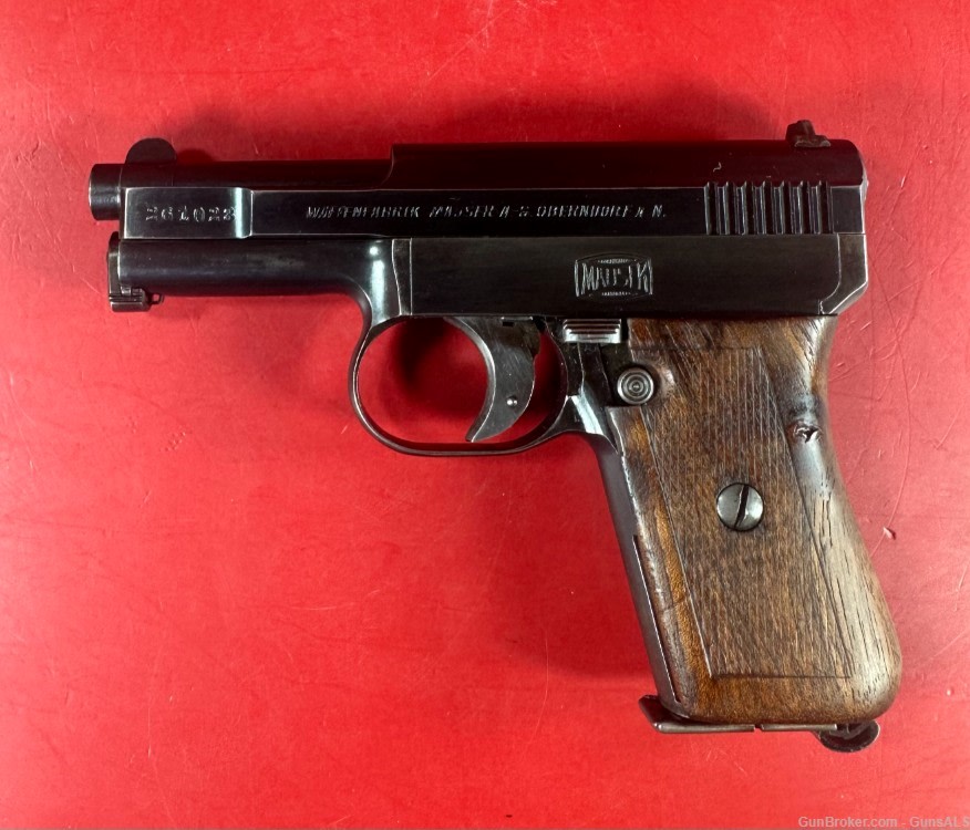 MAUSER MODEL 1910 SEMI AUTOMATIC PISTOL .25 ACP 3" Excellent Condition-img-9