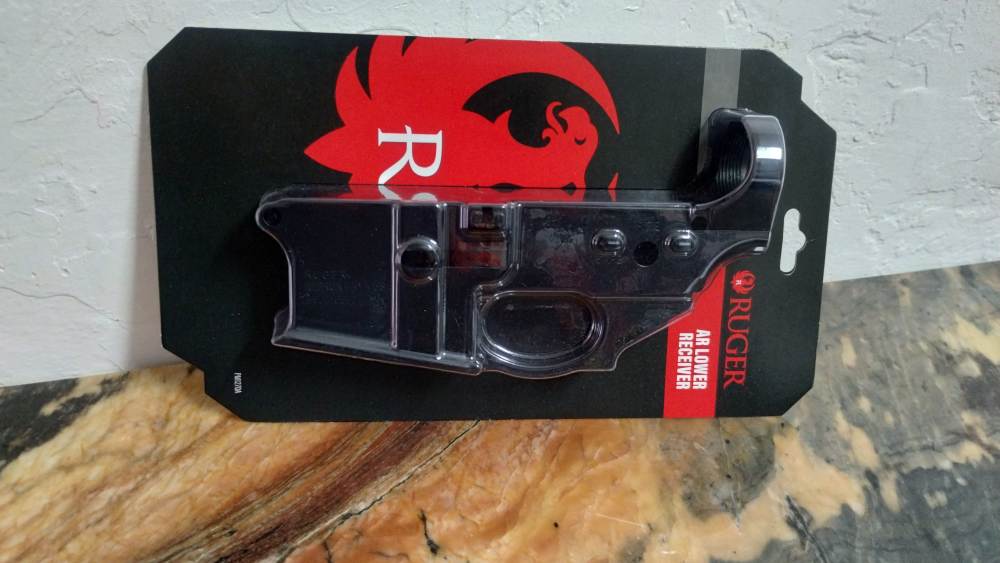 Ruger AR Lower Stripped Receiver Multi Caliber Anodized Finish IN STOCK NOW-img-0