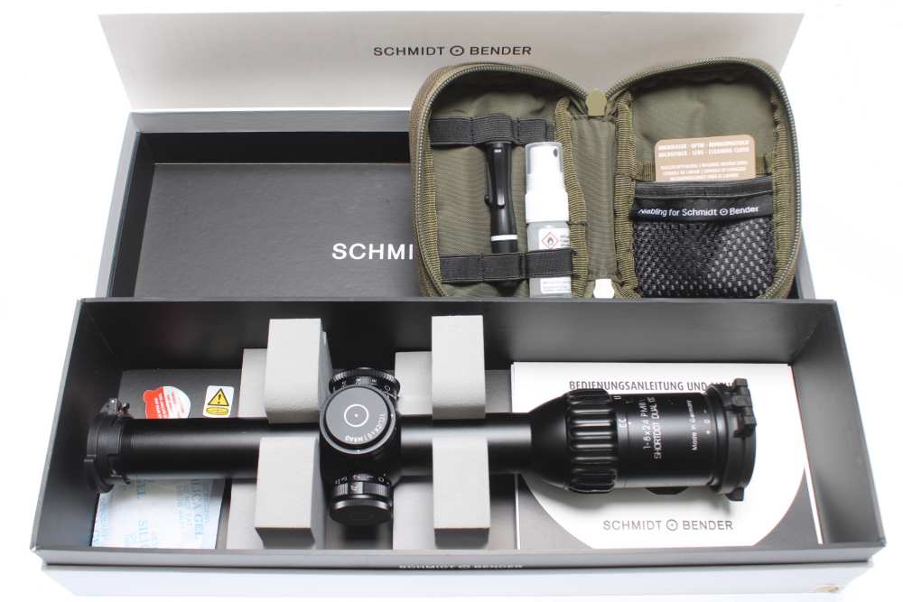 HIGHLY DESIRED SCHMIDT BENDER 1-8X24 PMII SHORT DOT DUAL CC!-img-0