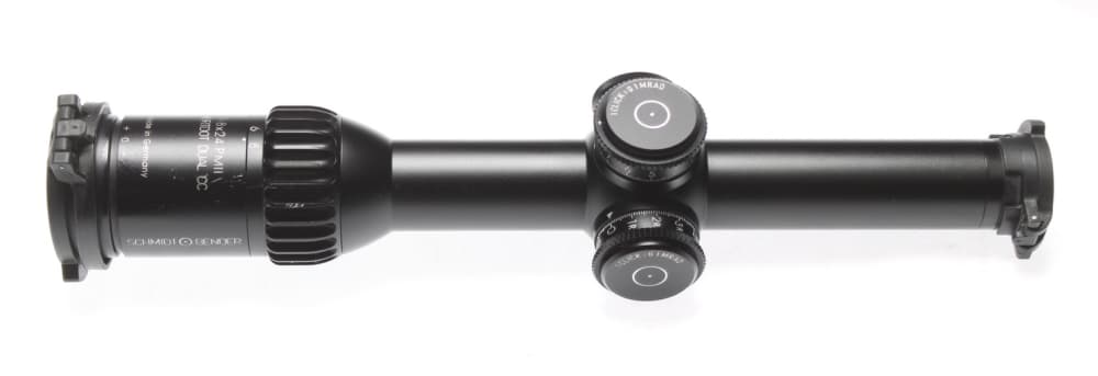 HIGHLY DESIRED SCHMIDT BENDER 1-8X24 PMII SHORT DOT DUAL CC!-img-1