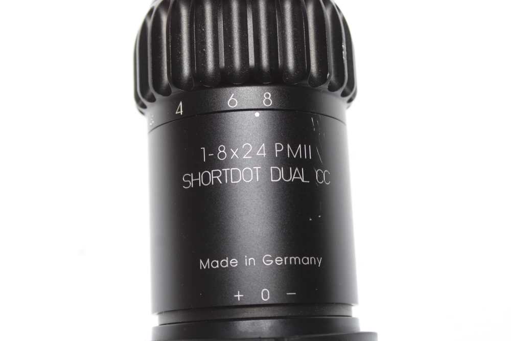 HIGHLY DESIRED SCHMIDT BENDER 1-8X24 PMII SHORT DOT DUAL CC!-img-2