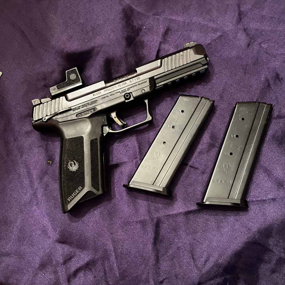 Ruger 57 Pro Black 5.7x28 4.94in 2-20Rd Mags -img-2
