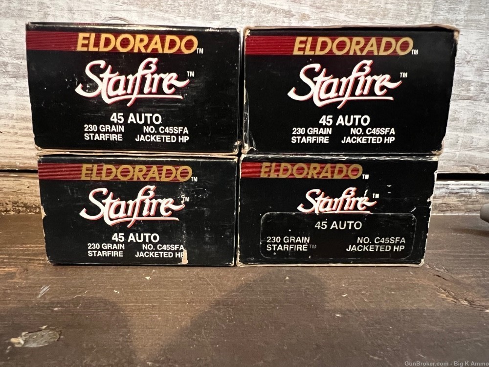 PMC el dorado starfire 45 ACP JHP .45 AUTO RARE no CC Fees $15 ship-img-0