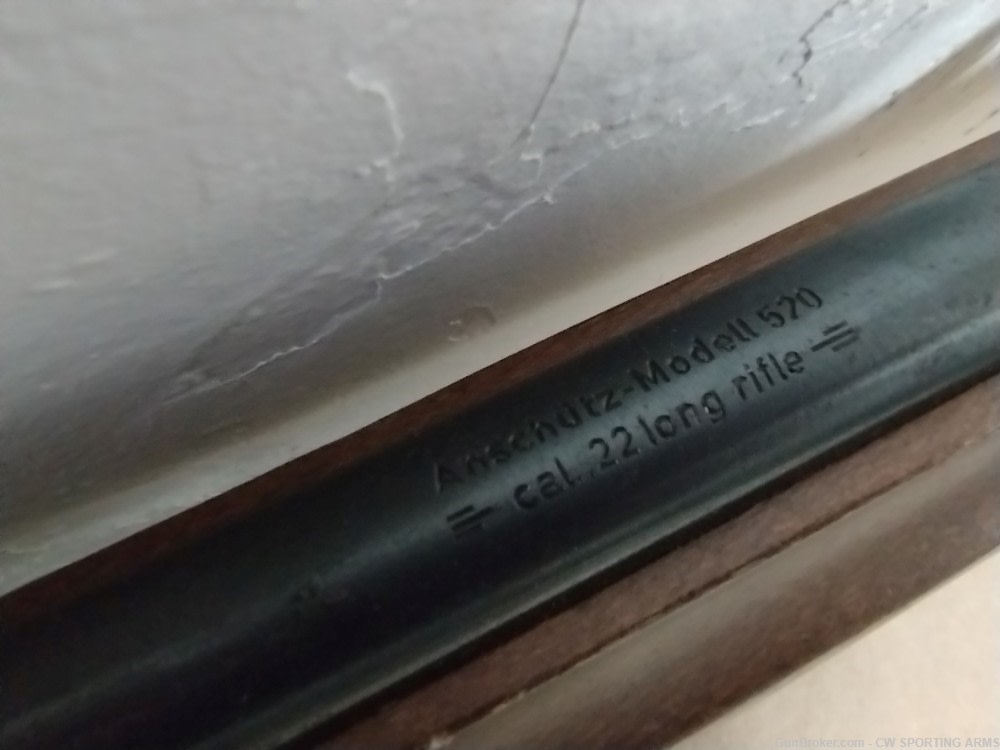 Anschutz 520 .22 LR Semi Automatic rifle in good condition WEST GERMAN IMPO-img-6