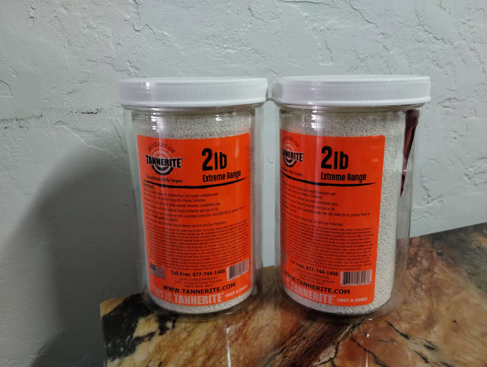 TANNERITE Single Exploding Rifle Target 2lb jar DOUBLE PACK 4lbs TOTAL-img-0