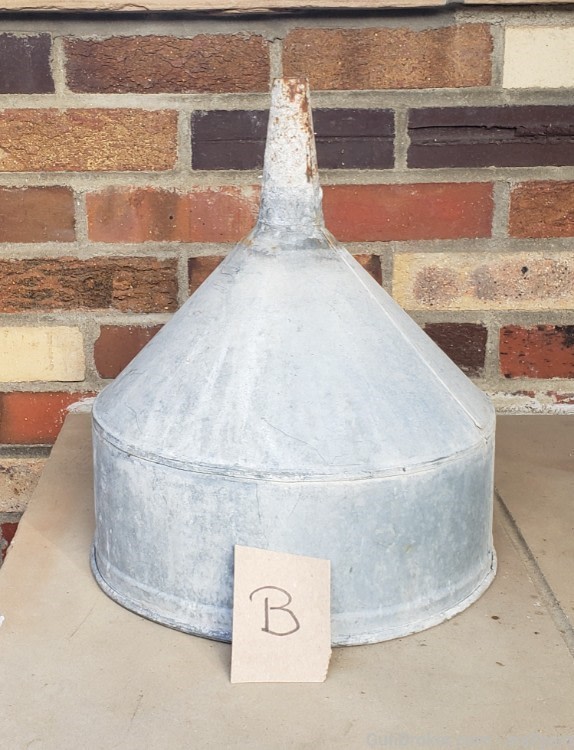 Very Old Funnels Farm Feed Gas Oil Fuel Petroleum large funnel grain-img-4
