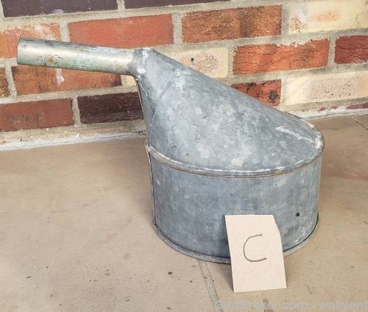 Very Old Funnels Farm Feed Gas Oil Fuel Petroleum large funnel grain-img-5