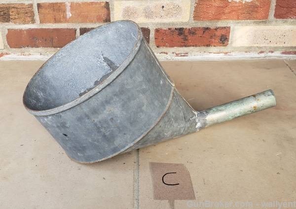 Very Old Funnels Farm Feed Gas Oil Fuel Petroleum large funnel grain-img-6