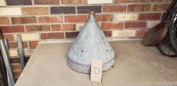 Very Old Funnels Farm Feed Gas Oil Fuel Petroleum large funnel grain-img-8