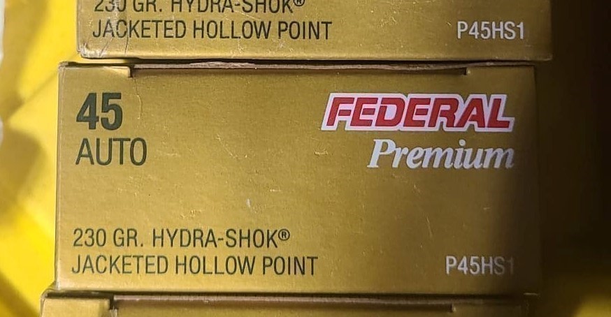 Federal Premium 45 Auto 230 gr. JHP 20 rds. Ready to ship!-img-0