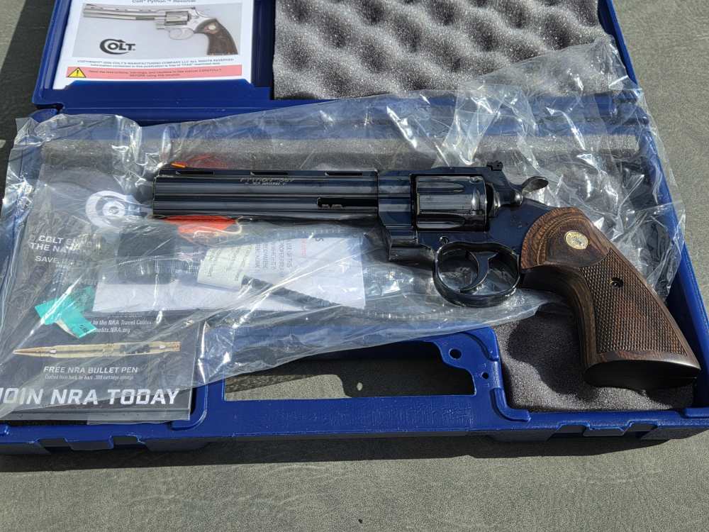 COLT PYTHON 357 mag 6" bbl. -img-0