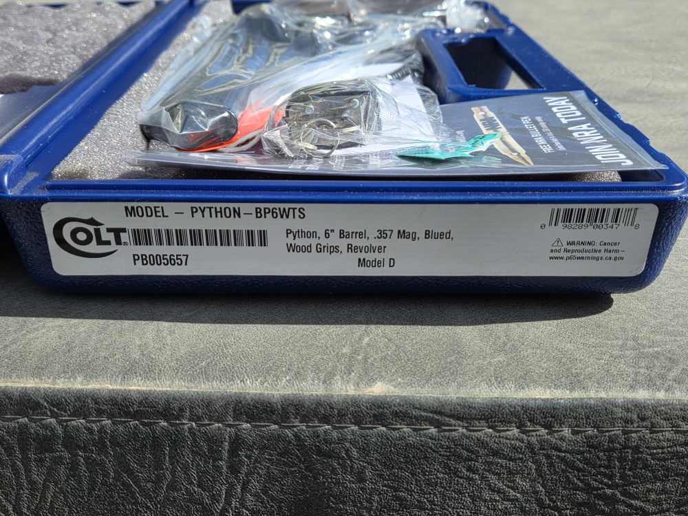 COLT PYTHON 357 mag 6" bbl. -img-5
