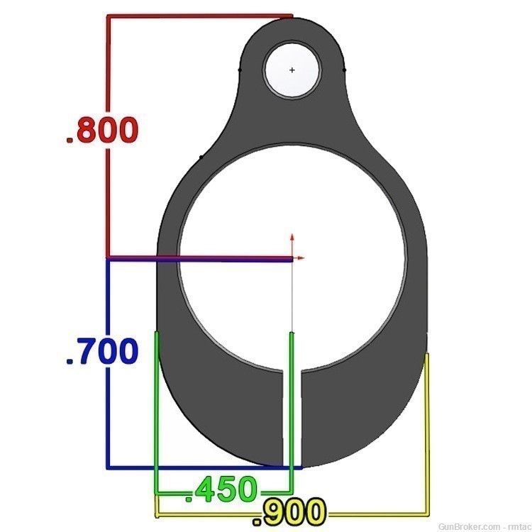 Yankee Hill Machine YHM Low Profile Gas Block (Pinch Screw) - # YHM-9384-img-3