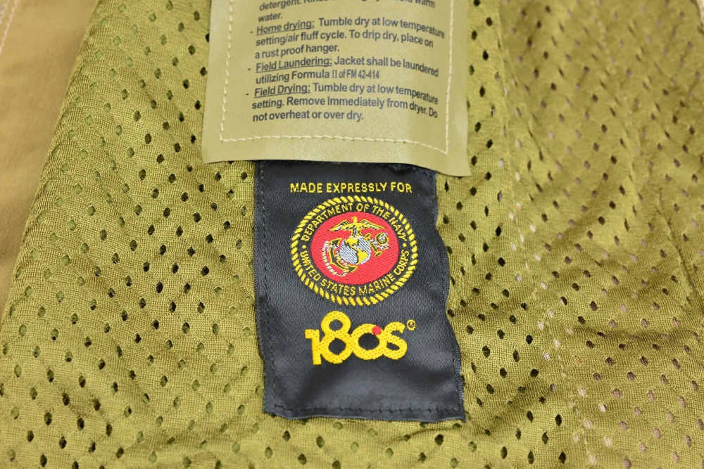 Combat Desert Jacket 180S CDJ USMC MADE IN USA LARGE Desert Digital Marpat -img-7