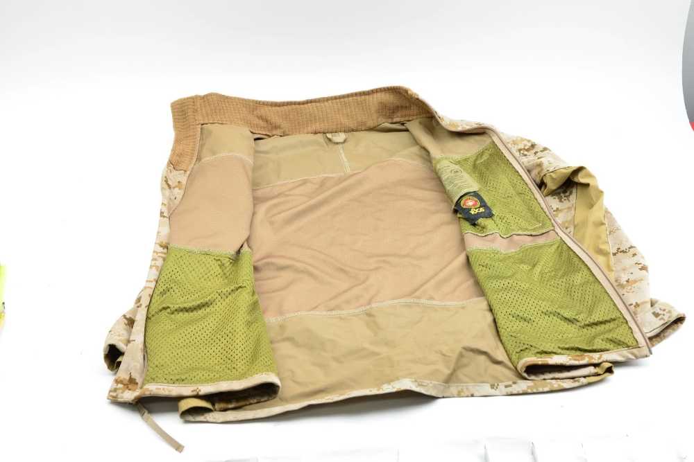 Combat Desert Jacket 180S CDJ USMC MADE IN USA LARGE Desert Digital Marpat -img-10