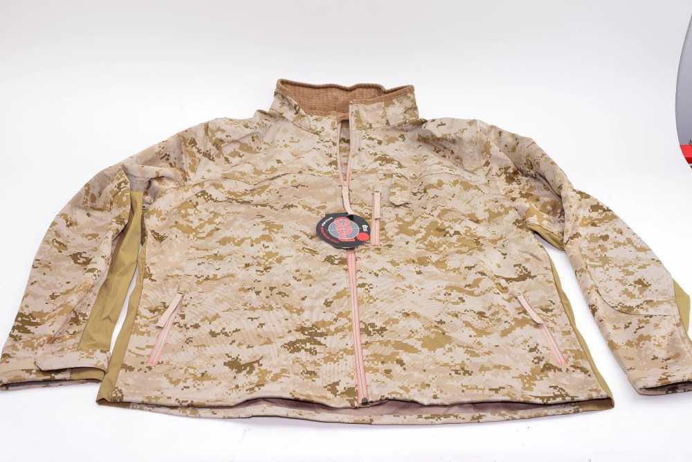 Combat Desert Jacket 180S CDJ USMC MADE IN USA LARGE Desert Digital Marpat -img-0
