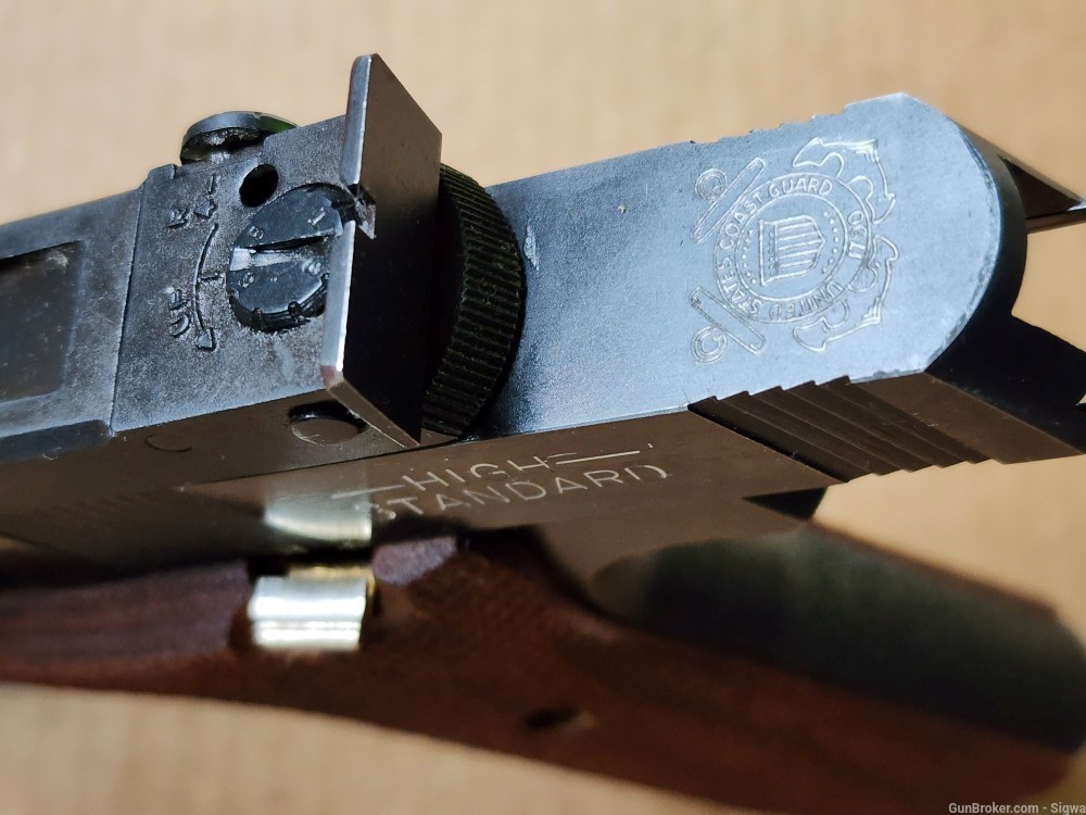 High Standard "The Victor" USCG 22LR pistol-img-9