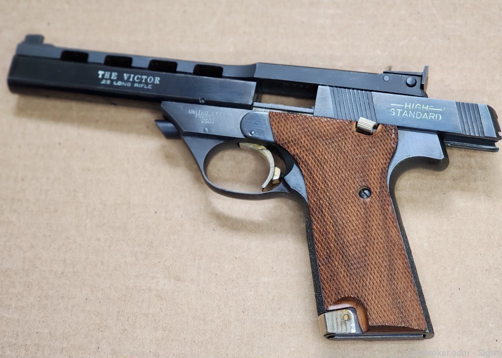 High Standard "The Victor" USCG 22LR pistol-img-10