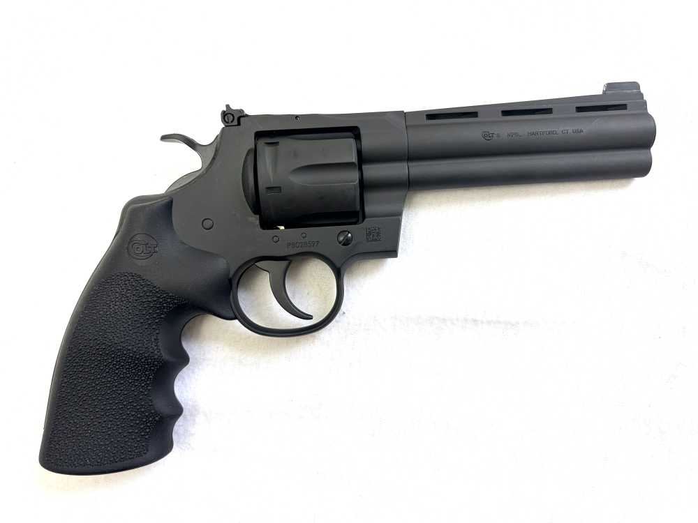 Colt Python 5” Matte Blued BM5RNS 357 Magnum Tritium Sights-img-1