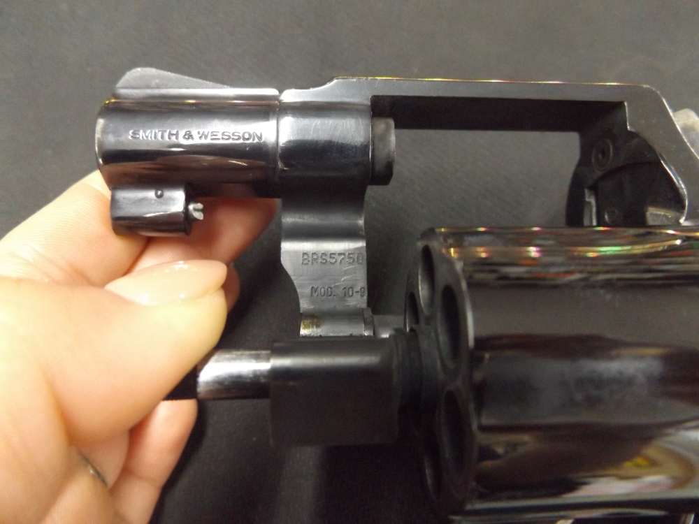 SMITH & WESSON 10-9 BLUED POLICE TRADE IN !! -img-2