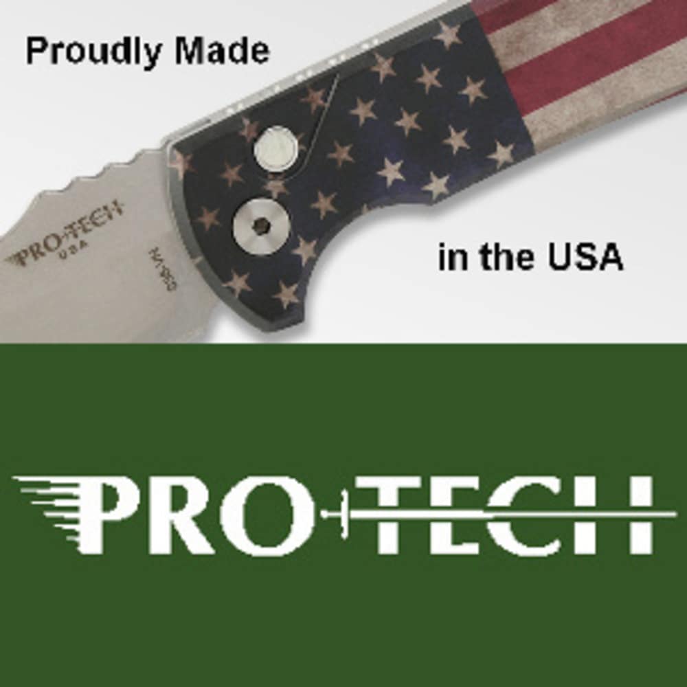 Pro-tech Protech USA Runt red anodized auto knife ATS-34 CA LEGAL-img-12