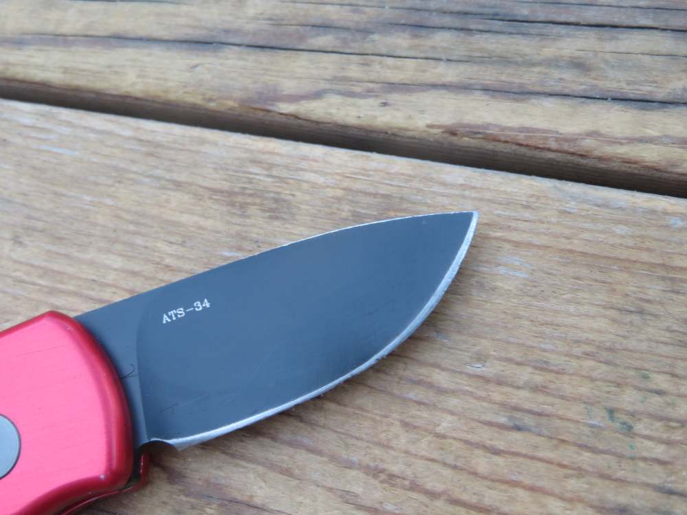 Pro-tech Protech USA Runt red anodized auto knife ATS-34 CA LEGAL-img-7