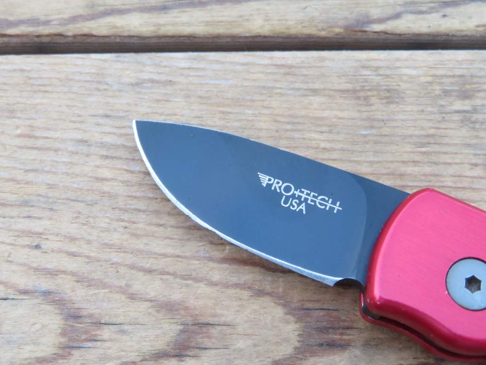 Pro-tech Protech USA Runt red anodized auto knife ATS-34 CA LEGAL-img-1