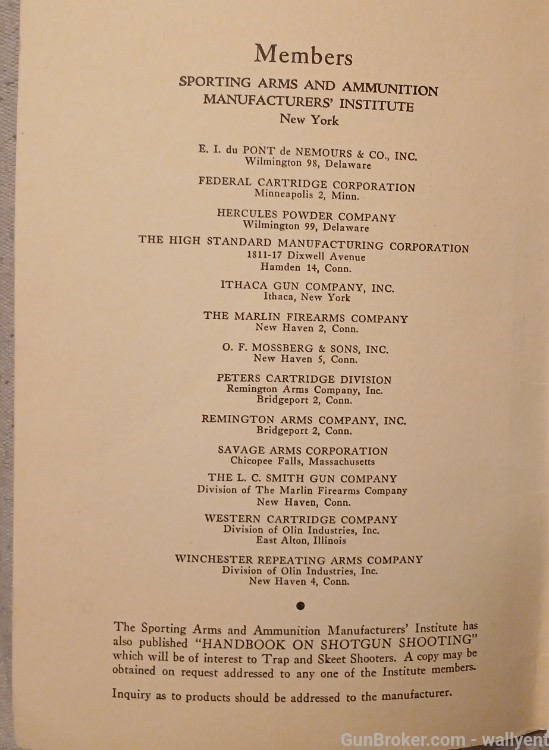 WCC Handbook on Small Bore rifle Shooting 1950 Western Cartridge 22Cal Win-img-2