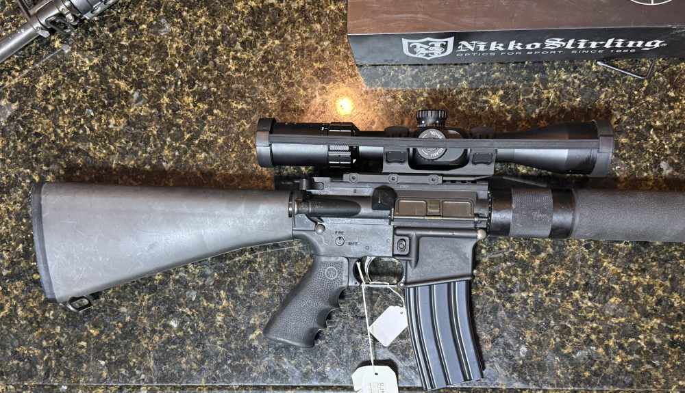 Rock river lar 15 ar 15 with illuminated nikko sterling scope hmd ret-img-9