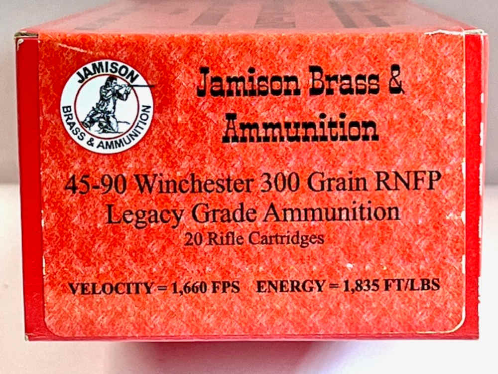 Jamison 45-90 Win 300gr RNFP 20 Rounds Factory Loaded Ammo-img-2