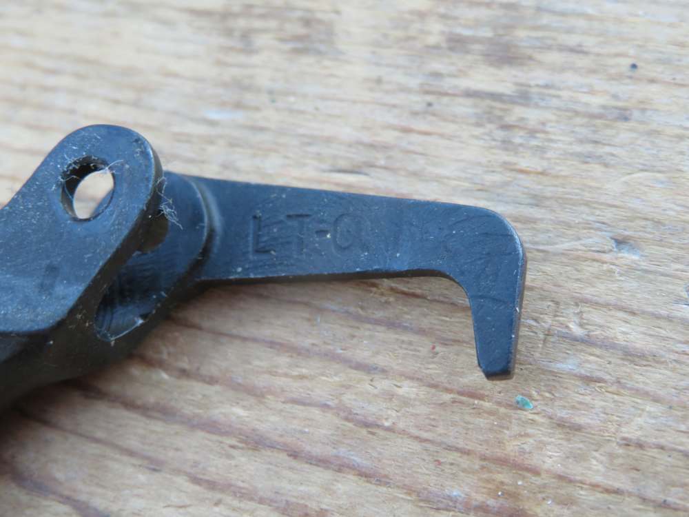 US WWII M1 Carbine trigger Quality Hardware LT-Q marked -img-1