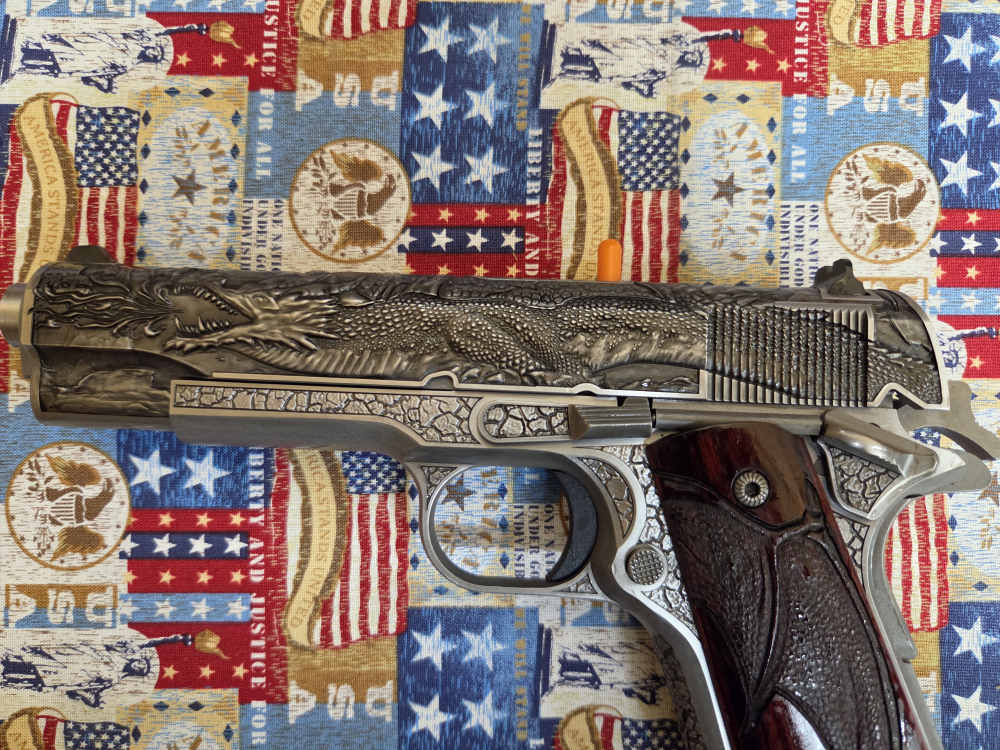 COLT ALTAMONT DRAGON 1911 1 OF 300 38SUP C1911-DG3-AAA 38 SUPER COLT-img-2
