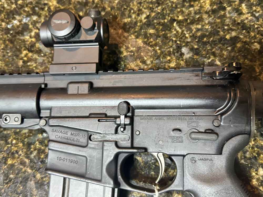 Savage AR 15 MSR 15 16inch with dot optic 223/ 556-img-3