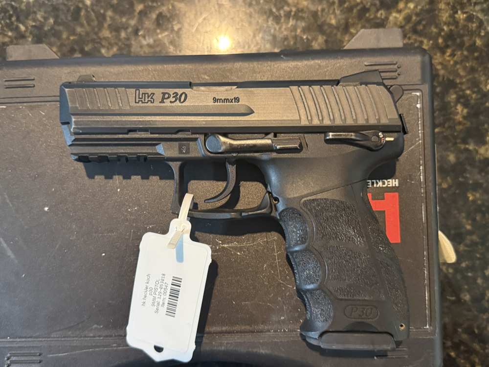 HK heckler Koch p30s V3 9mm pistol german engineering at its best -img-1