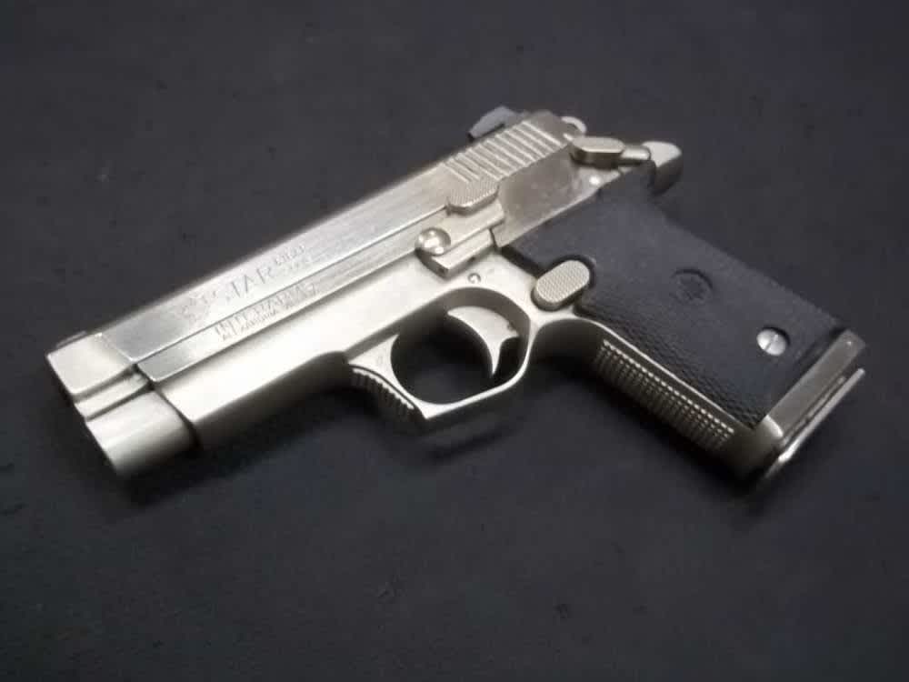 Beautiful Star M40 Firestar 40 S&W Starvel Satin Nickel -img-1