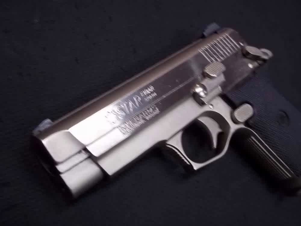 Beautiful Star M40 Firestar 40 S&W Starvel Satin Nickel -img-3