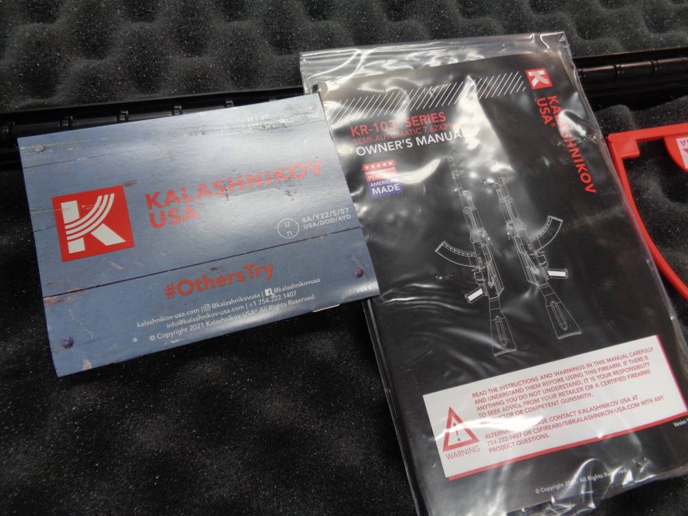 Kalashnikov KR103 Side Folding Stock RED Wood AK/47 7.62x39 New Case TRADE-img-25