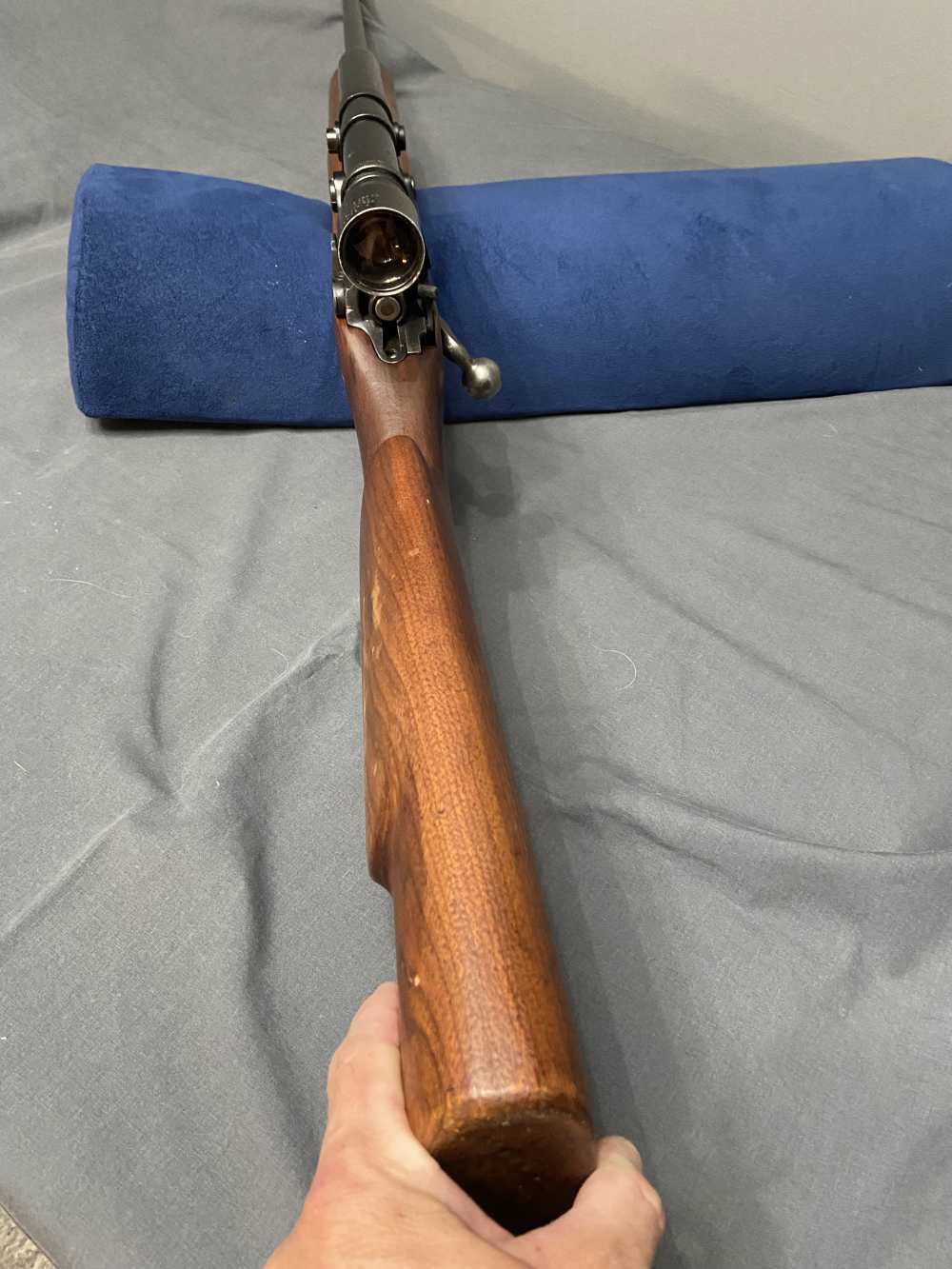 US m1917 Winchester Rifle Bolt Action Sporter w/Scope Original Barrel-img-11