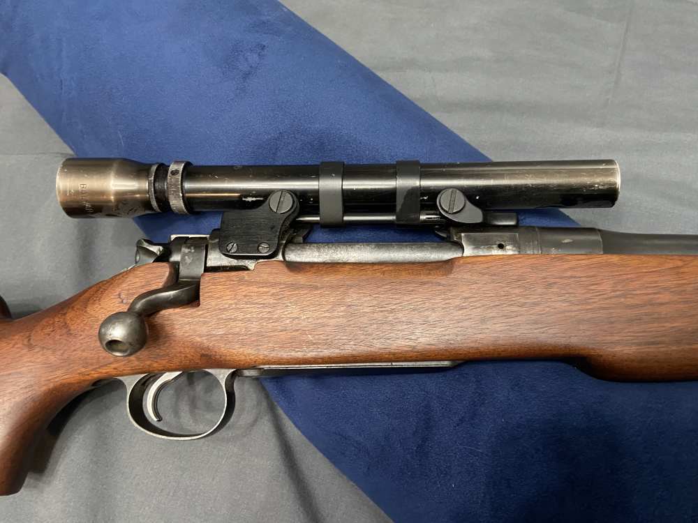 US m1917 Winchester Rifle Bolt Action Sporter w/Scope Original Barrel-img-3