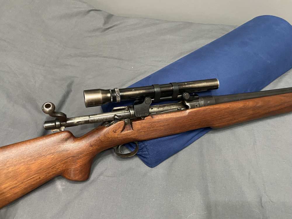 US m1917 Winchester Rifle Bolt Action Sporter w/Scope Original Barrel-img-16