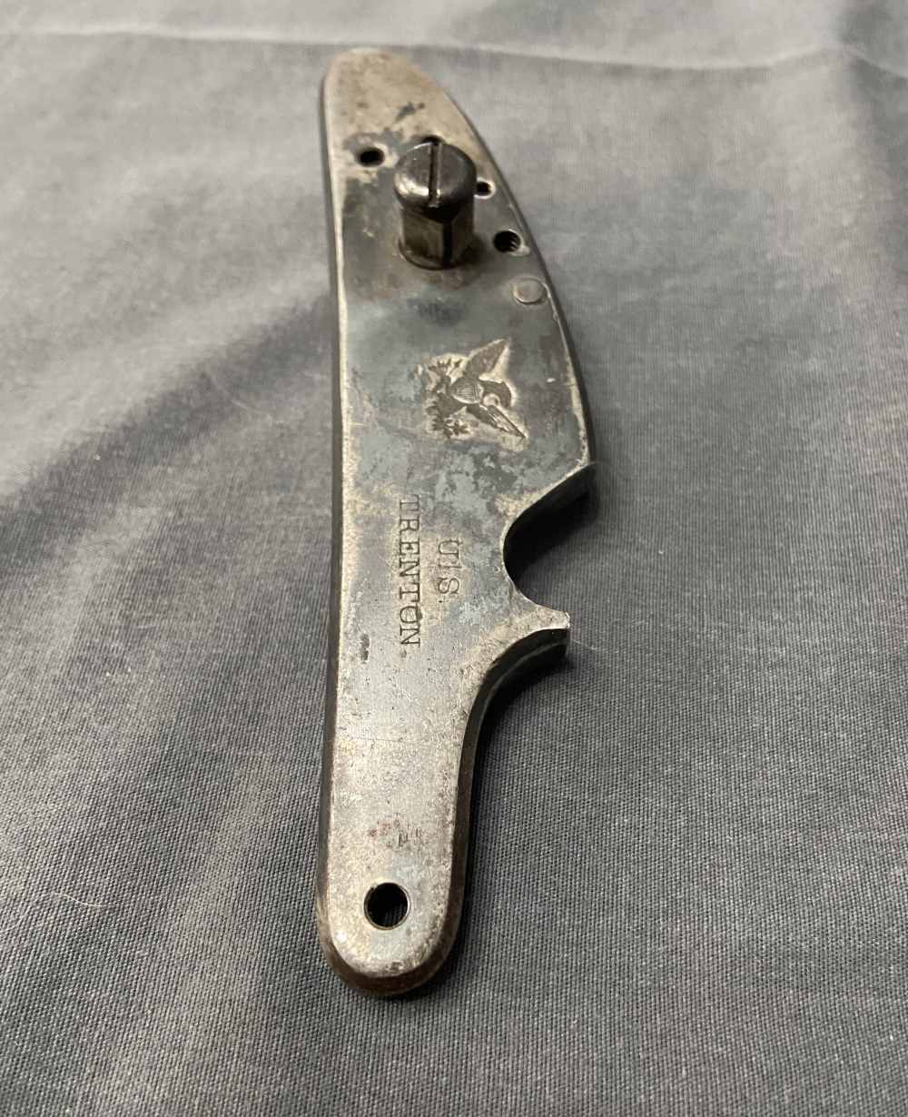 ORIGINAL Civil War TRENTON Contract Springfield Musket Lock Plate-img-3