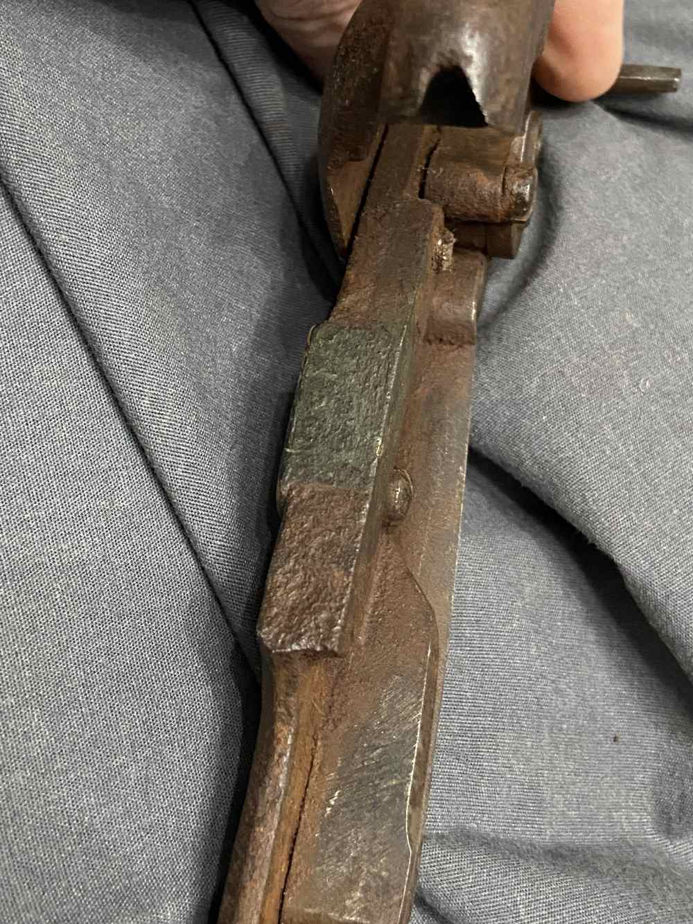 RARE Civil War Era US M1816 US Harpers Ferry Conversion Musket Lock 1836-img-4