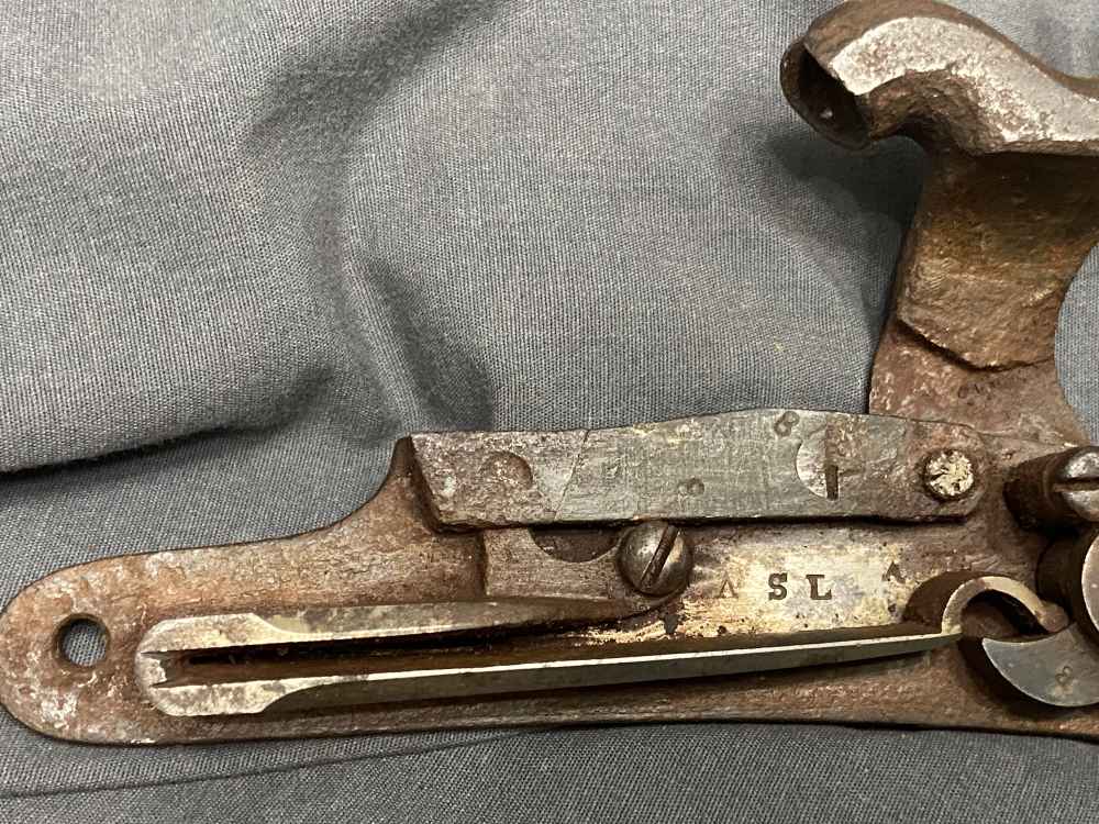 RARE Civil War Era US M1816 US Harpers Ferry Conversion Musket Lock 1836-img-7