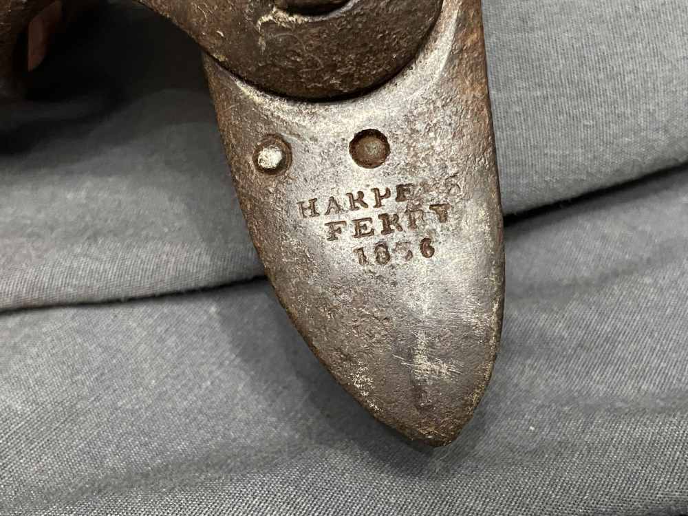 RARE Civil War Era US M1816 US Harpers Ferry Conversion Musket Lock 1836-img-3