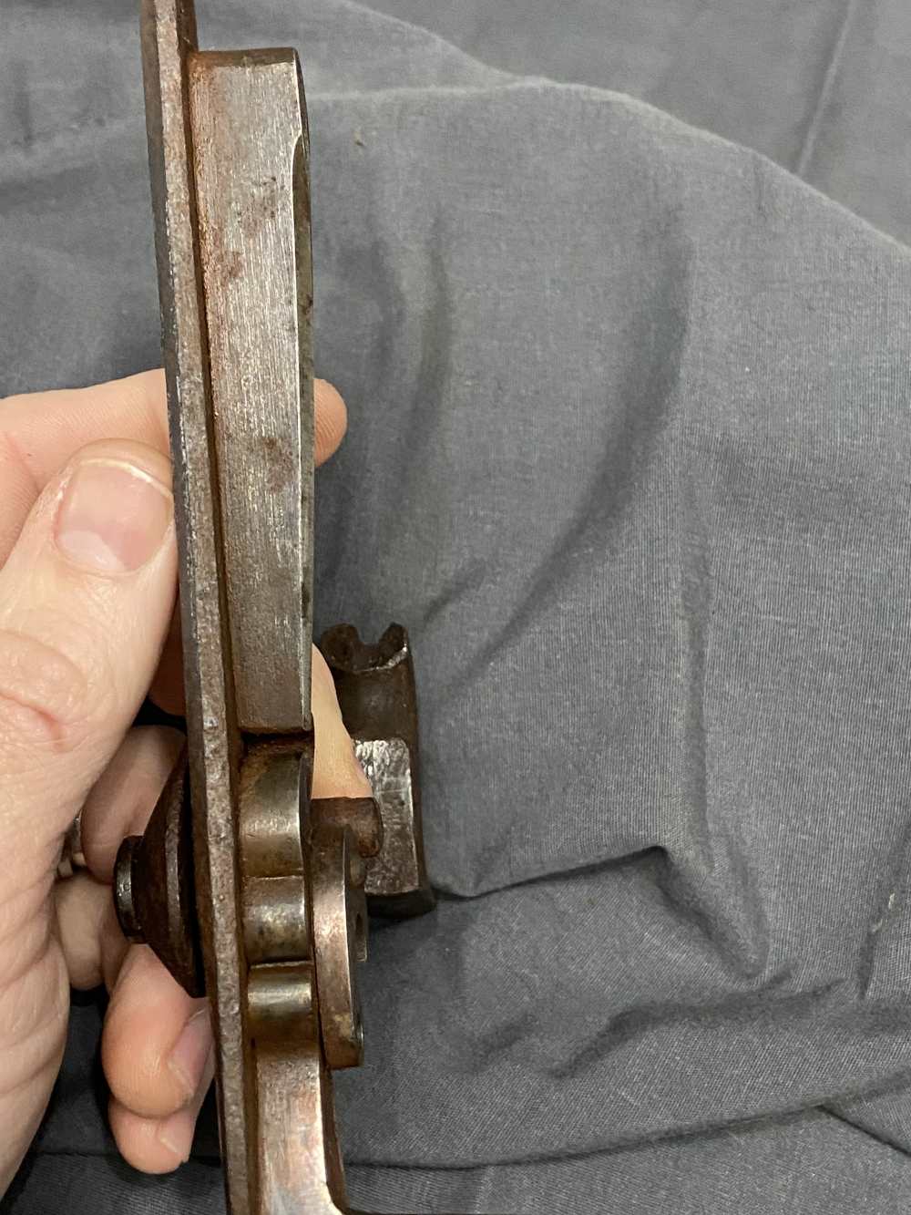 RARE Civil War Era US M1816 US Harpers Ferry Conversion Musket Lock 1836-img-9